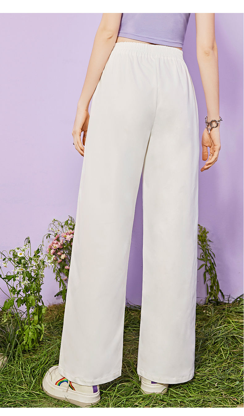 Title 8, Design Sense High Waist Wide Leg Pants Printed ...