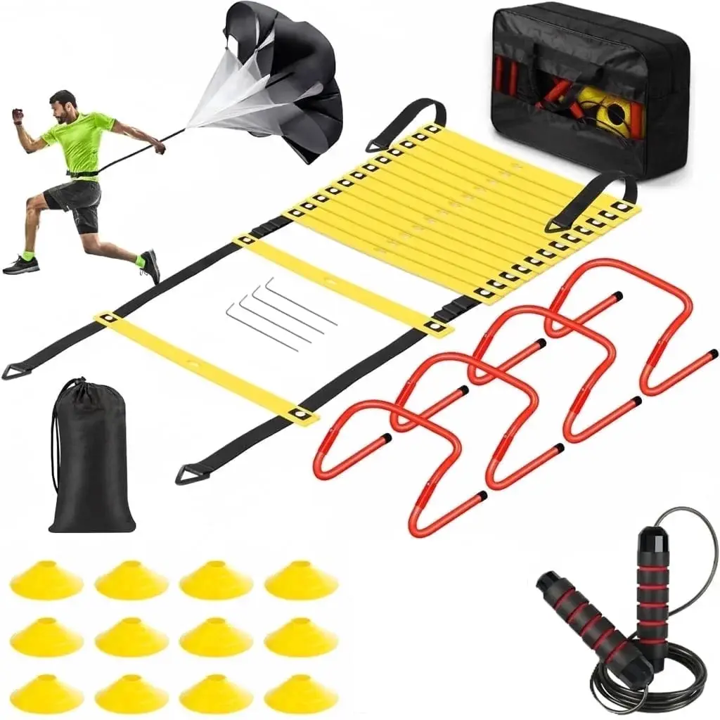 Agile Stair Speed Training Set - Adjustable Fitness Stairs, Suitable For Foot Movements, Coordination And Agility Training
