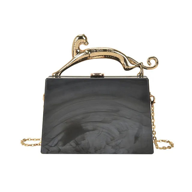 Acrylic Box Bag Candy Coloured Girl Black - Shop at LoveMi