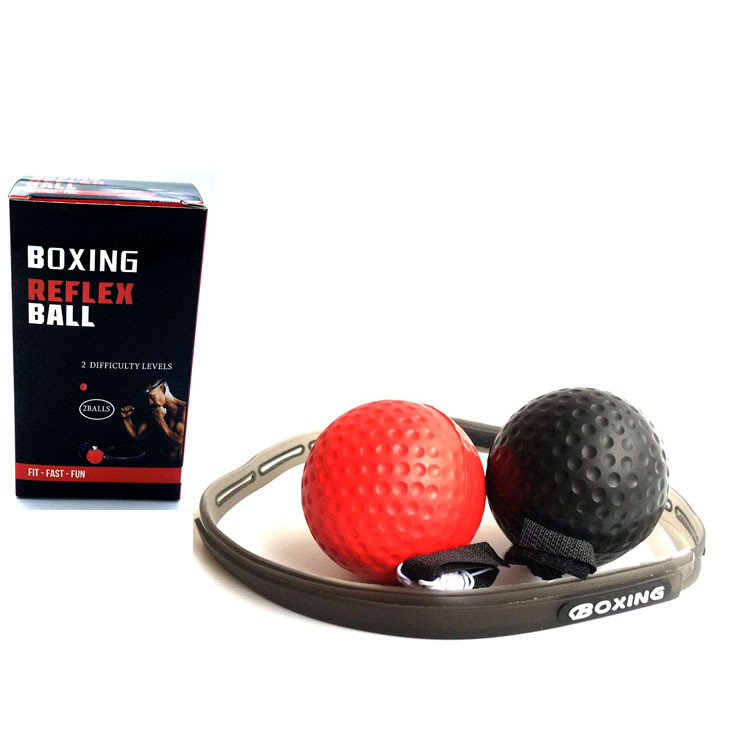 Red ball and black ball