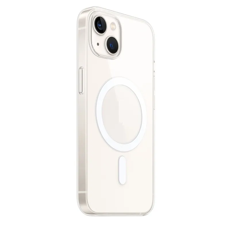 Full Transparent Back Cover Magnetic Phone Case – image 4