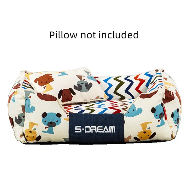 Dog Cat Bed Creativity Of Removable And Washable Large Dog Mat Pet House In Winter Mi Puppy Yellow - Shop at LoveMi