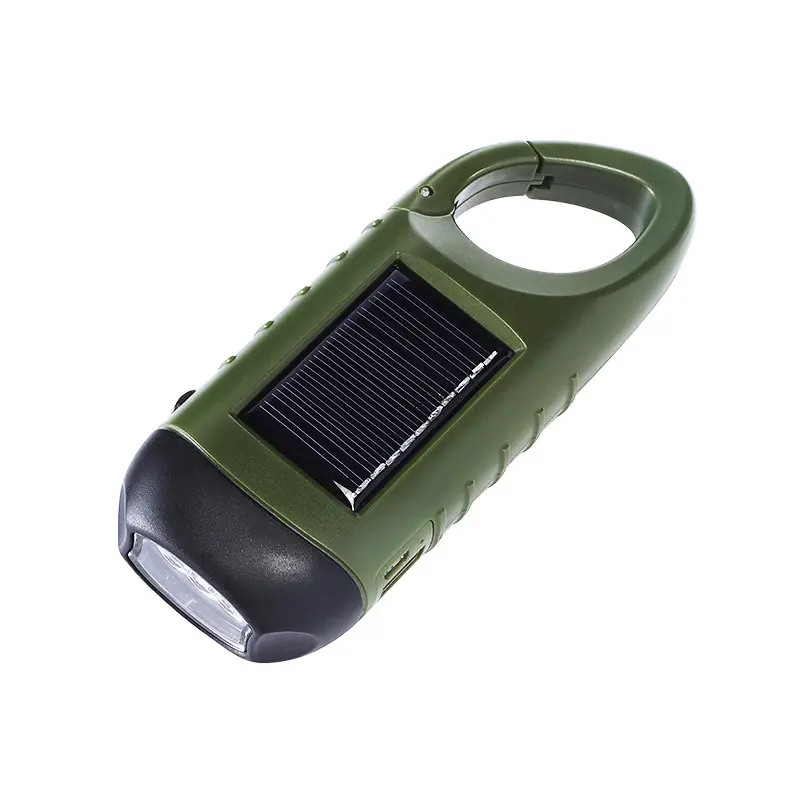Outdoor Hand-cranked Power Generation Led Flashlight Strong