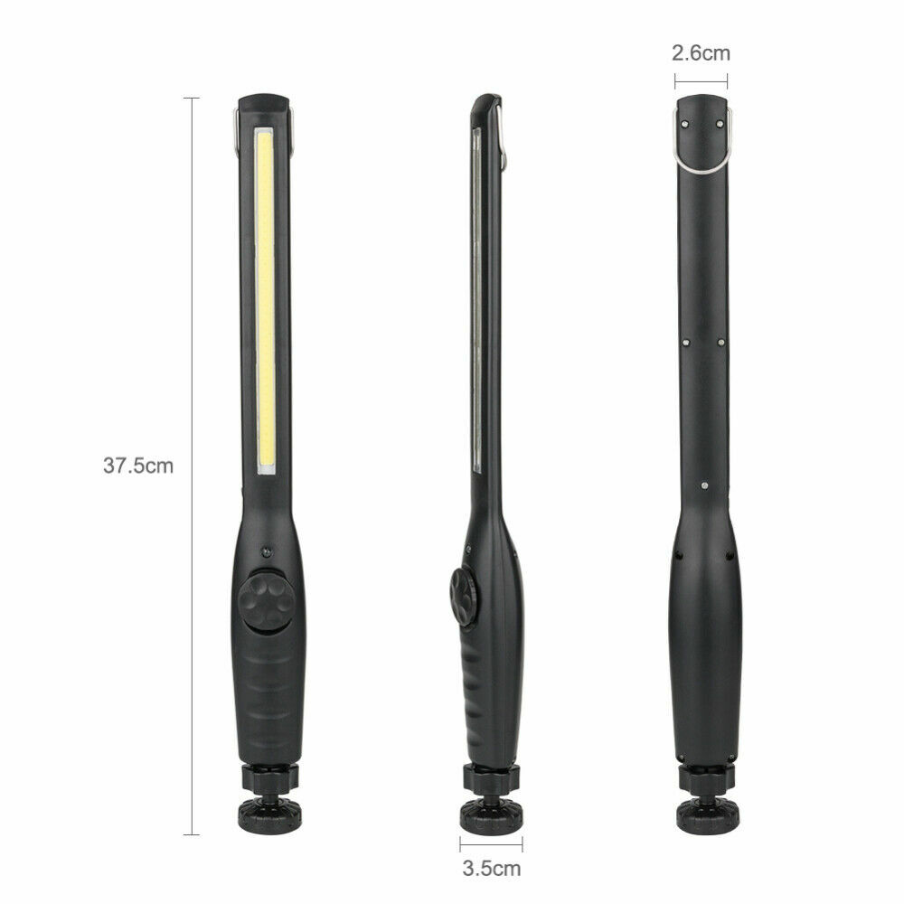 led usb rechargeable work light magnetic flashlight flexible cordless to 2