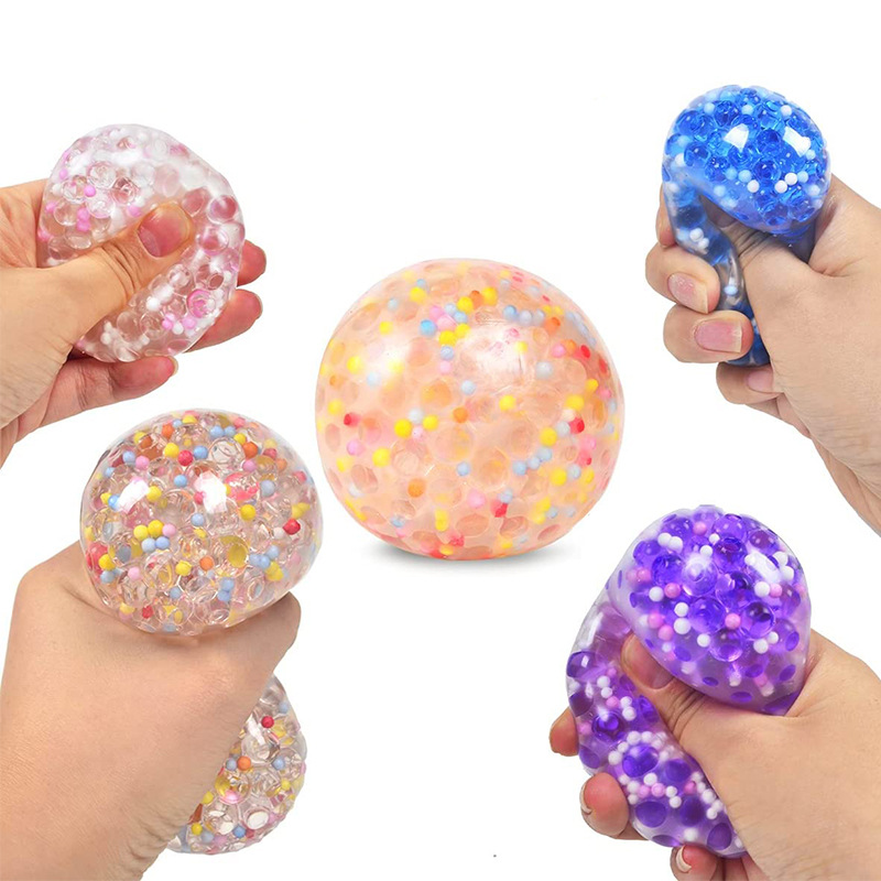 Title 2, Soft Rubber Vent Squeezing Toy Foam Bead Ball