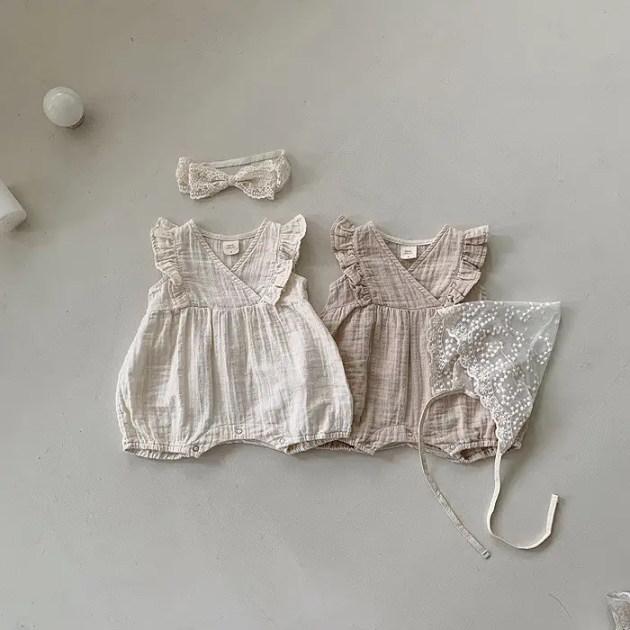 Fashion Personalized Girls' Baby Jumpsuit