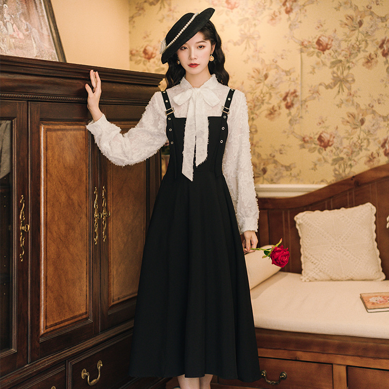 Retro Literary Small Age Reduction Two-piece Set