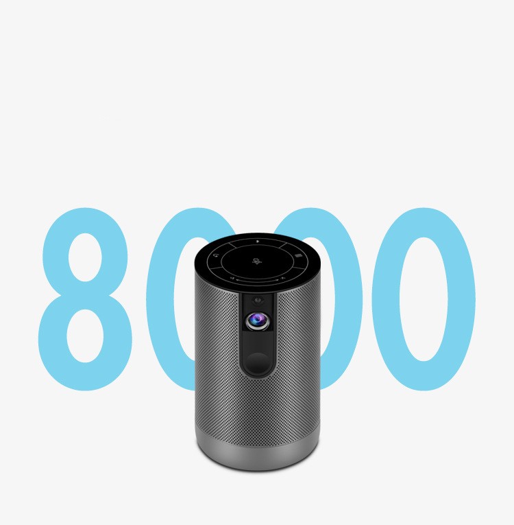 Мини-безэкранный телевизор с сенсорным экраном, портативный домашний проектор для смартфона