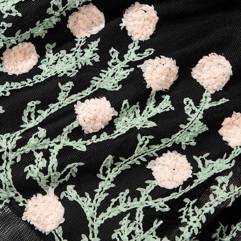 Car Flower Mesh Large Swing Skirt