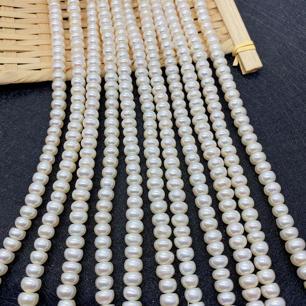 Natural Freshwater Pearl Loose Bead Jewelry Necklace Accessories — foto 6