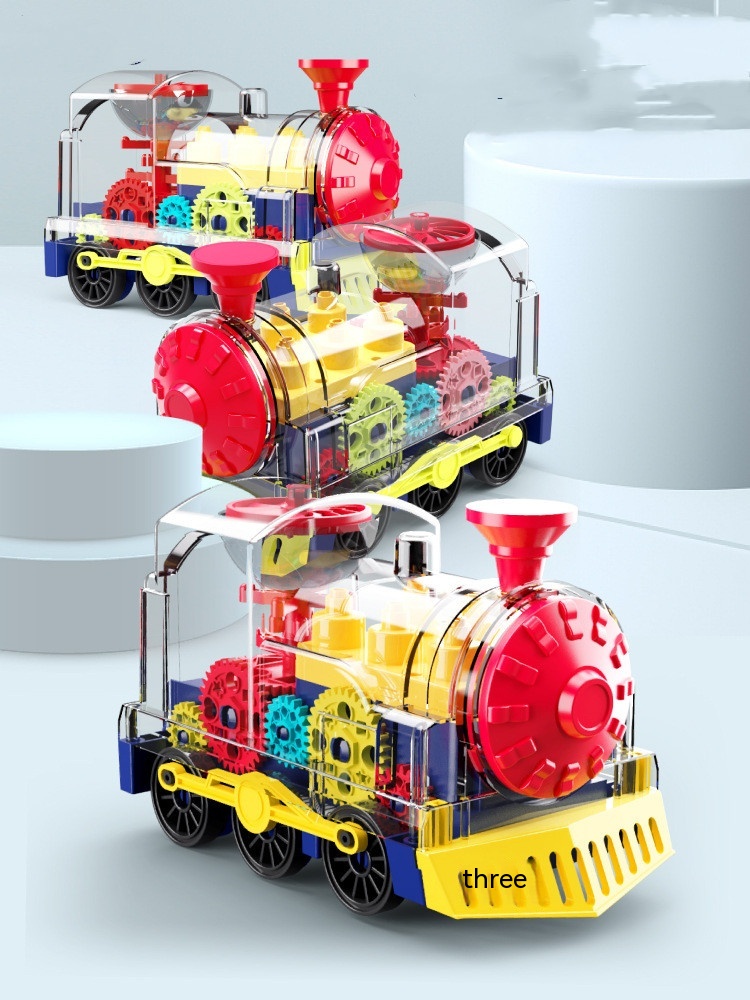 Title 4, Educational Transparent Gear Toy Train