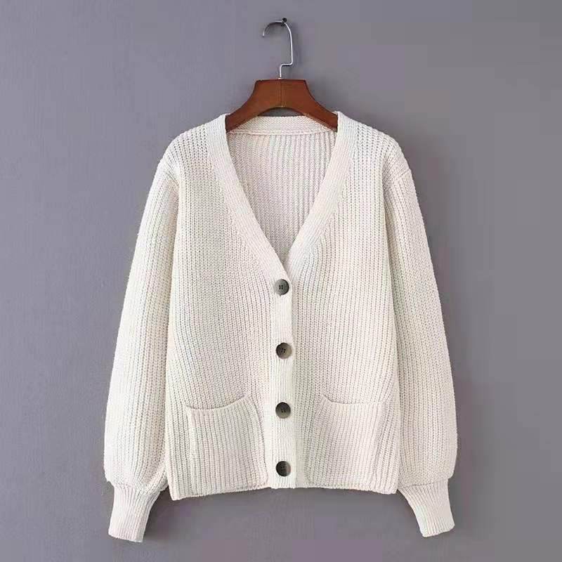 Title 8, Cappotto maglione sciolto cardigan da donna aut...