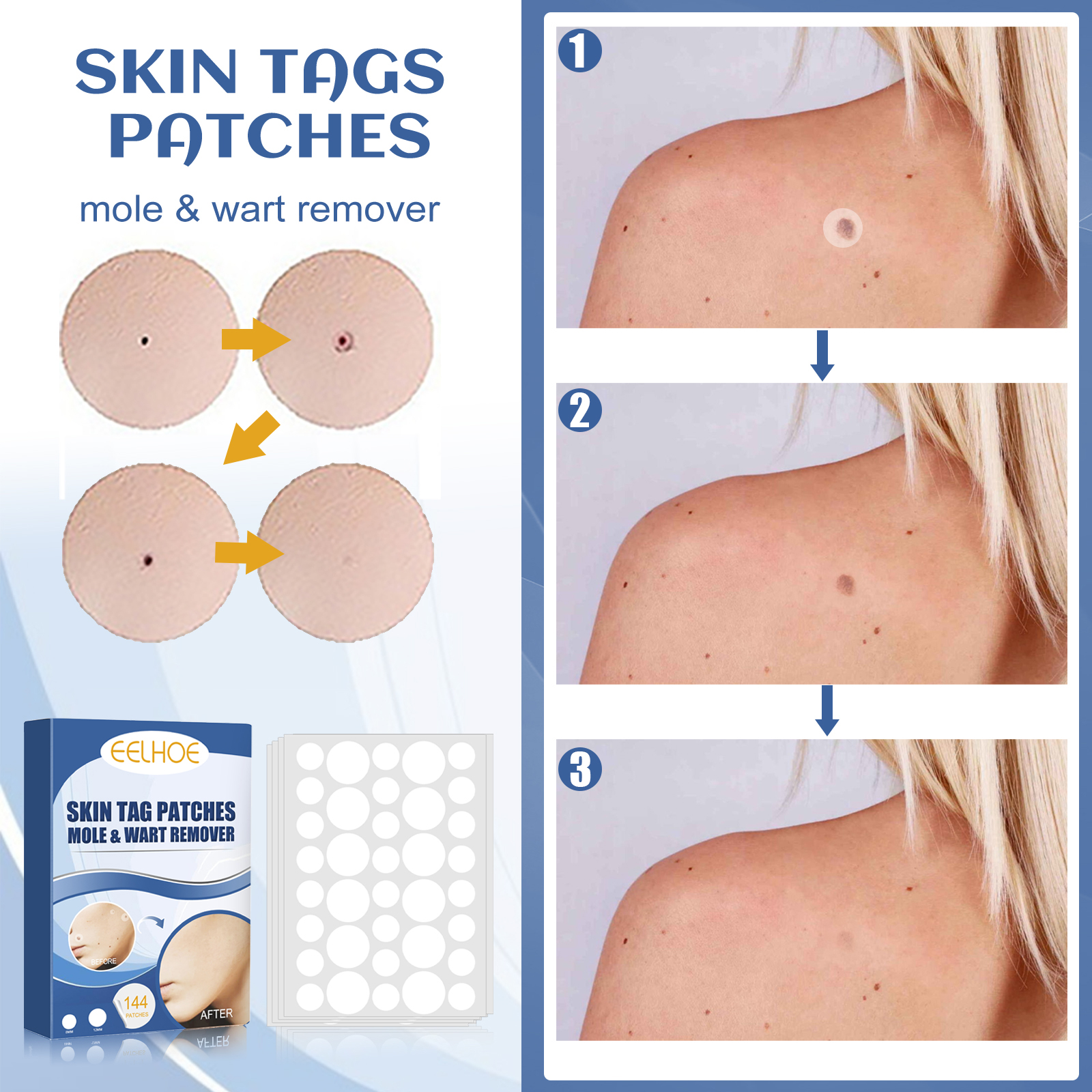 Skin Smoothing Patches   144PCS — foto 6