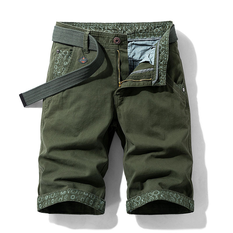 Title 6, Shorts cargo casuais de impressão digital mascu...