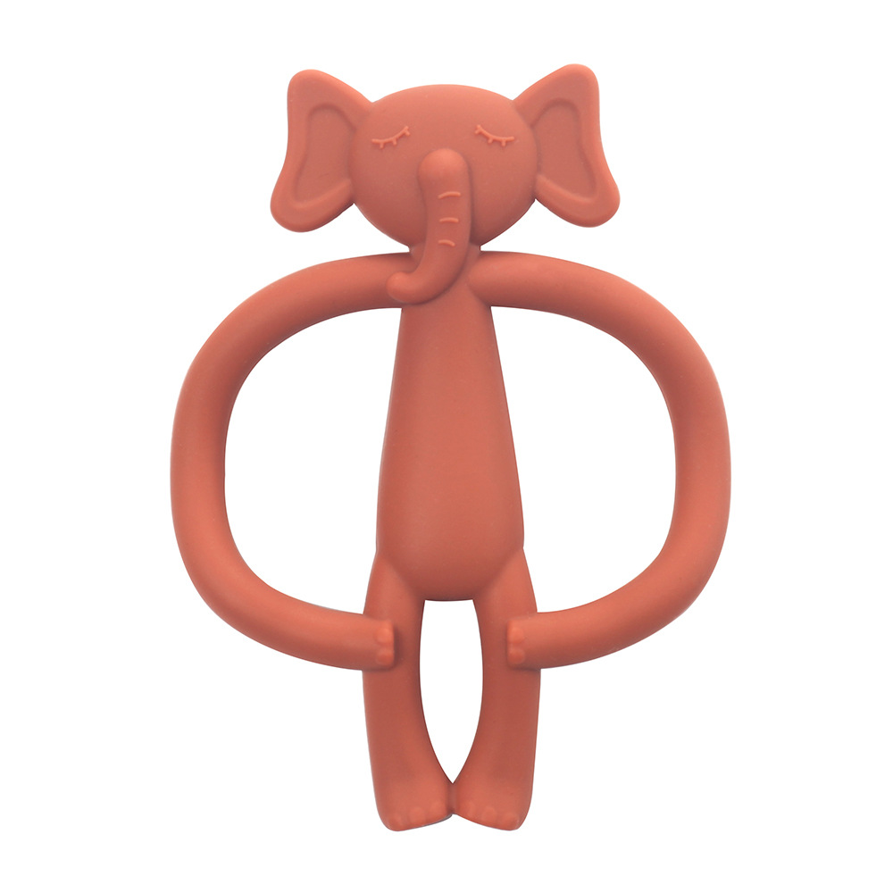 Title 2, Teether Baby Bunny Molar Rod Baby Elephant Sili...