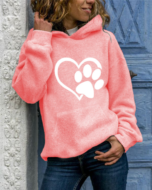 Title 6, Printed round neck hooded sweater