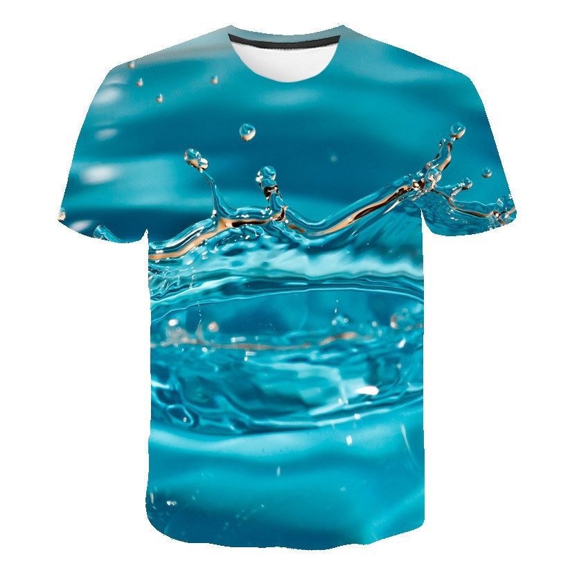 Title 5, Camisa esportiva masculina sem gola, comum, con...