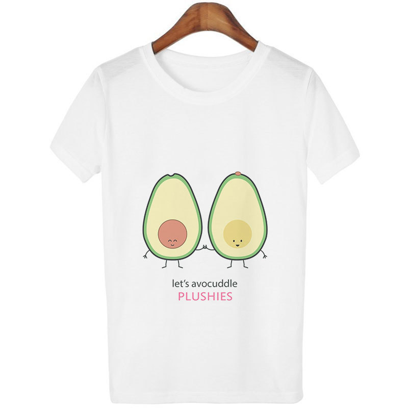 Title 6, Camiseta vegetariana con estampado de aguacate ...