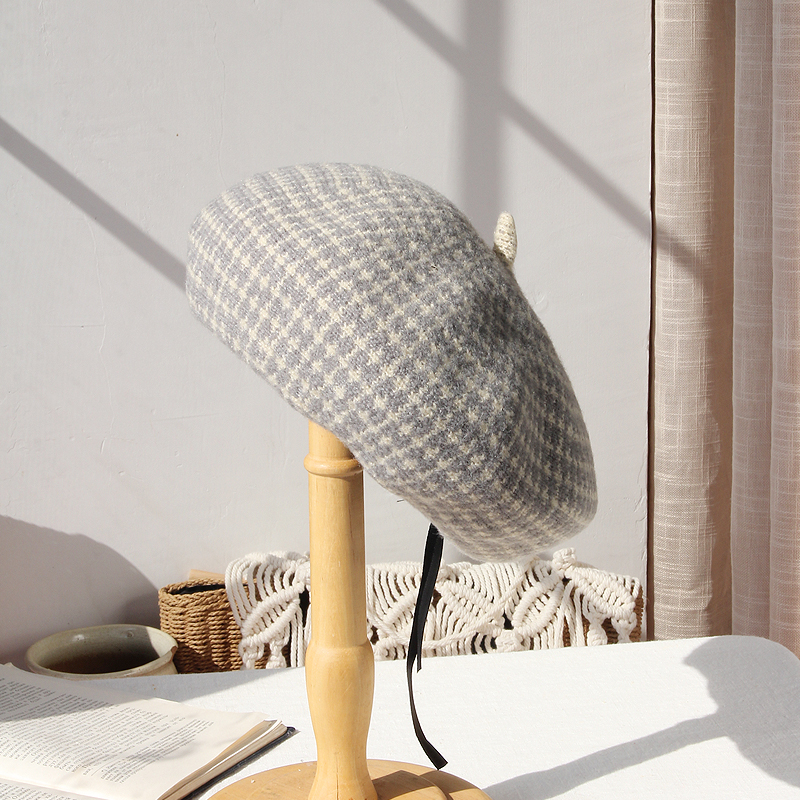 Versatile And Fashionable Literary Lattice Octagonal Hat