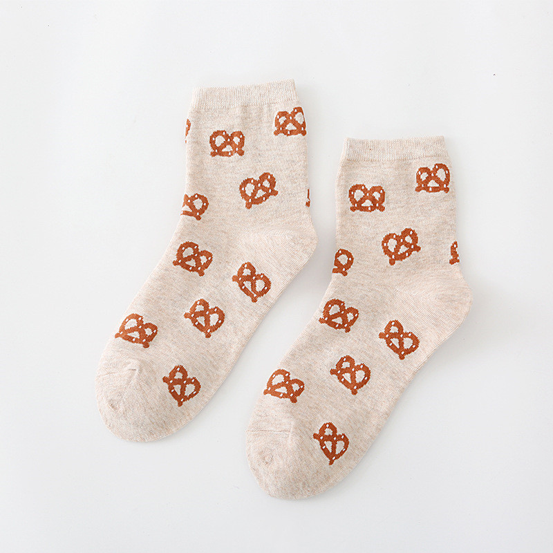 Summer And Autumn New Women's Socks Korean Cartoon