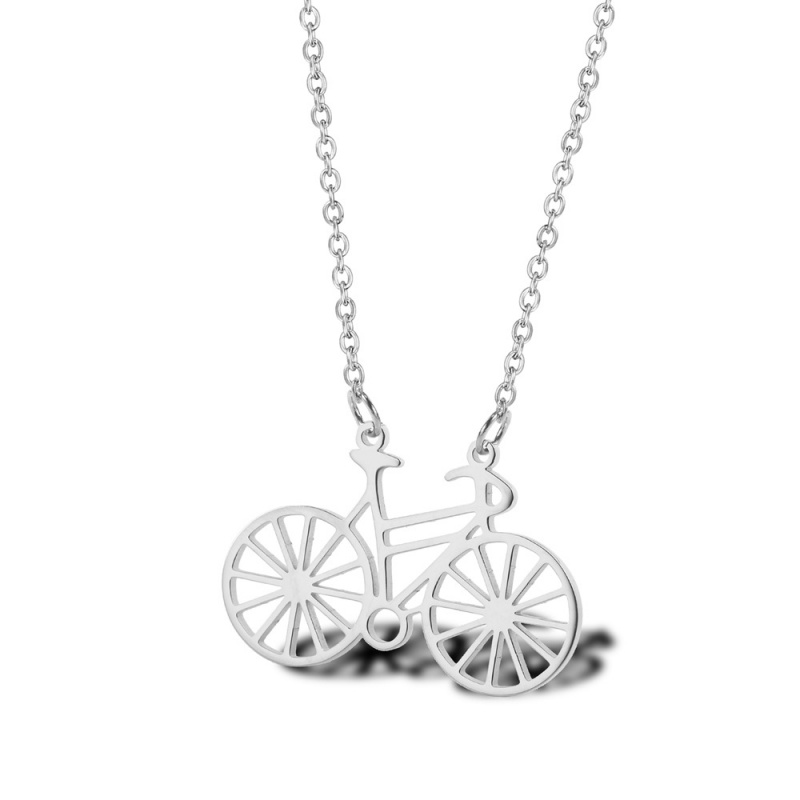 Simple And Clear New Style Bicycle Bicycle Necklace