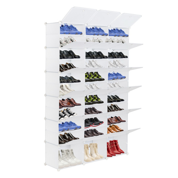 3 Rows, 12 Floors, 36 Grid Cube Shoe Cabinet