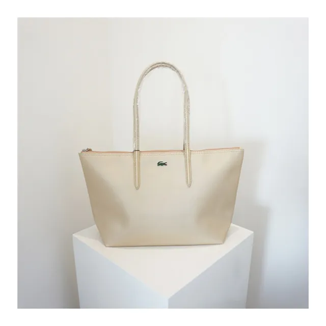 Female Large Tote Bag Large PVC Leather Casual Shoulder Bag, Beach Handbag Gold - Shop at LoveMi
