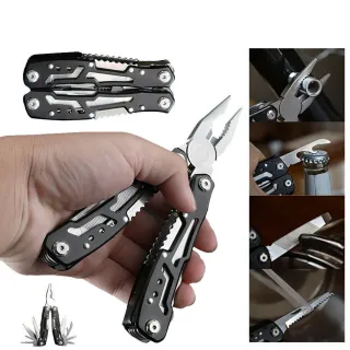 Multifunctional Stainless Steel Multi-tool Pocket Pliers Saw Folding Pliers Outdoor Tools UK