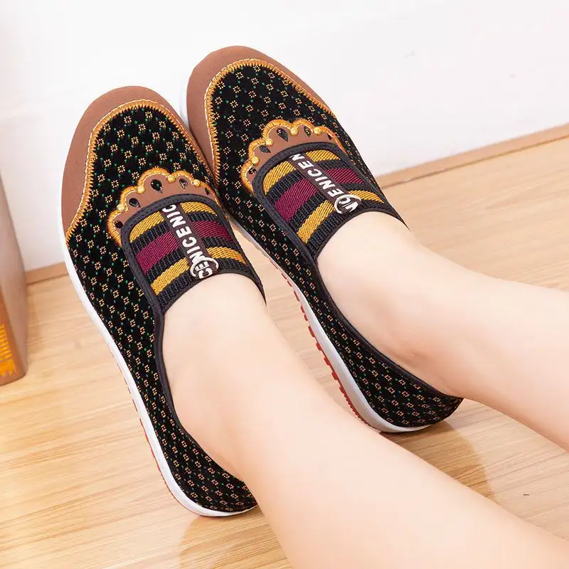 Softsoled Nonslip Middleaged And Elderly Casual Cloth Shoes