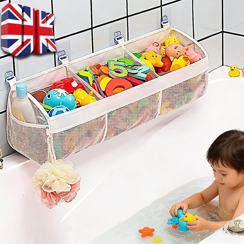 Bathroom Kids Bath Toy Tidy Organiser Mesh Hanging Storage Bag Holder Net — image 4