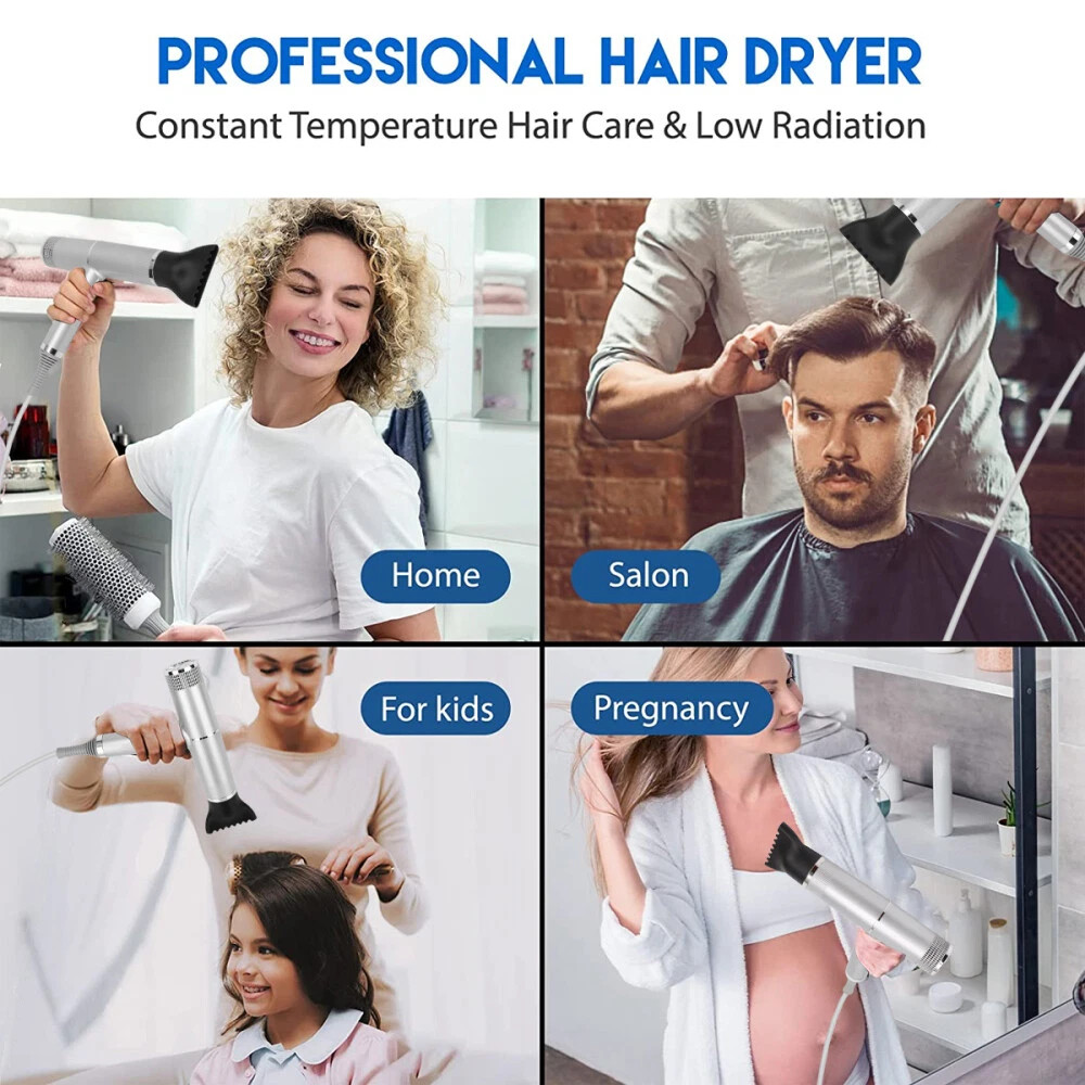 3in1 Style Hair Dryer Nozzle Concentrator Blower Pro Salon Heat UK — image 8