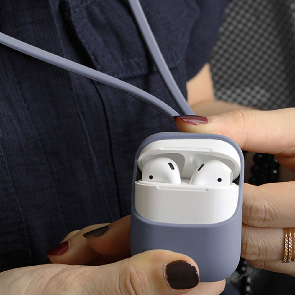 Protective Sleeve Lanyard Earphone Silicone Protective Sleeve