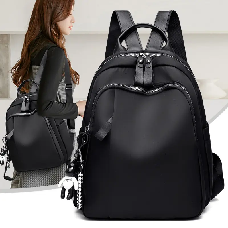 Cross-border Backpack Women New Korean Fashion Trendy Casual Oxford Cloth Travel Outdoor Nylon Women's Backpack