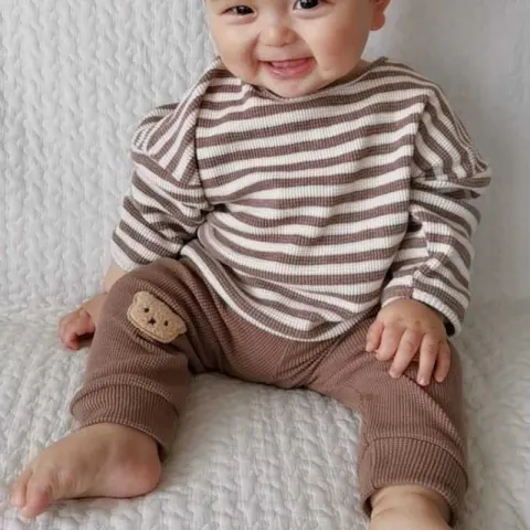 Cute and Comfortable Striped Top for Babies