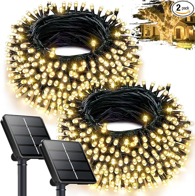 Stella Warm-White Solar String Lights — Set of 2 detail