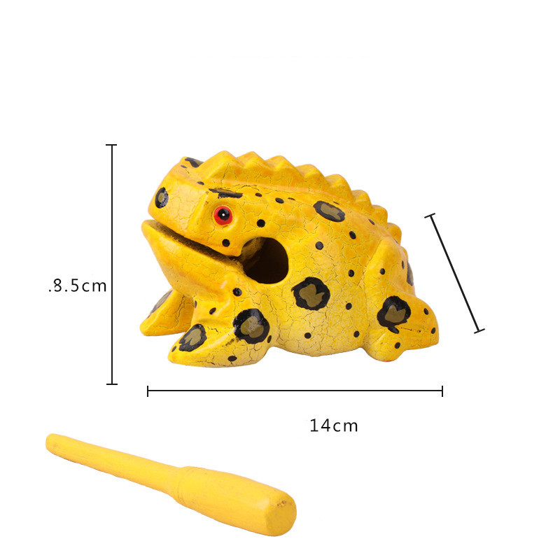 Number Five Yellow Lucky Frog