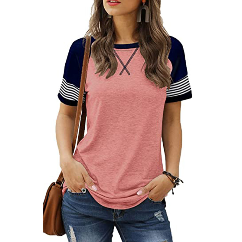 Title 11, T-shirt casual da donna a maniche corte con cuc...