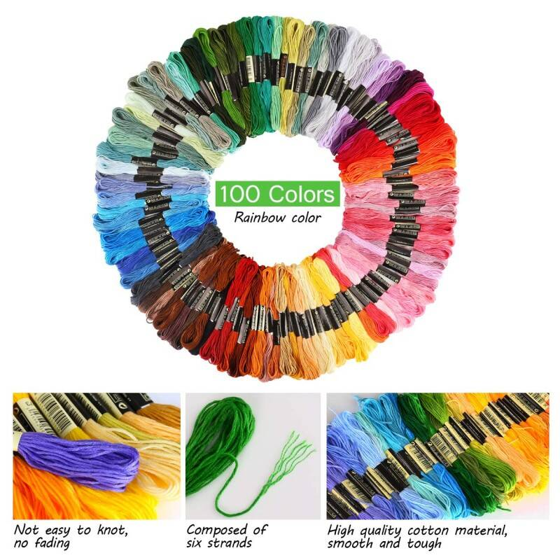 Embroidery Kit & Cross Stitch Kits For Adults Beginners Complete 205PCS Set — image 5
