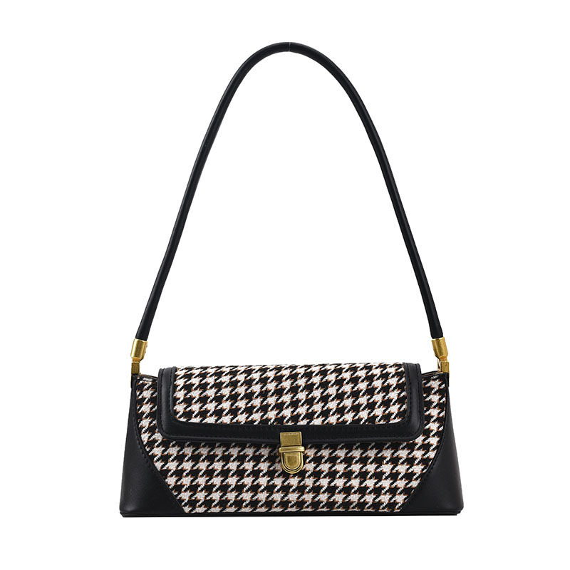 Houndstooth black