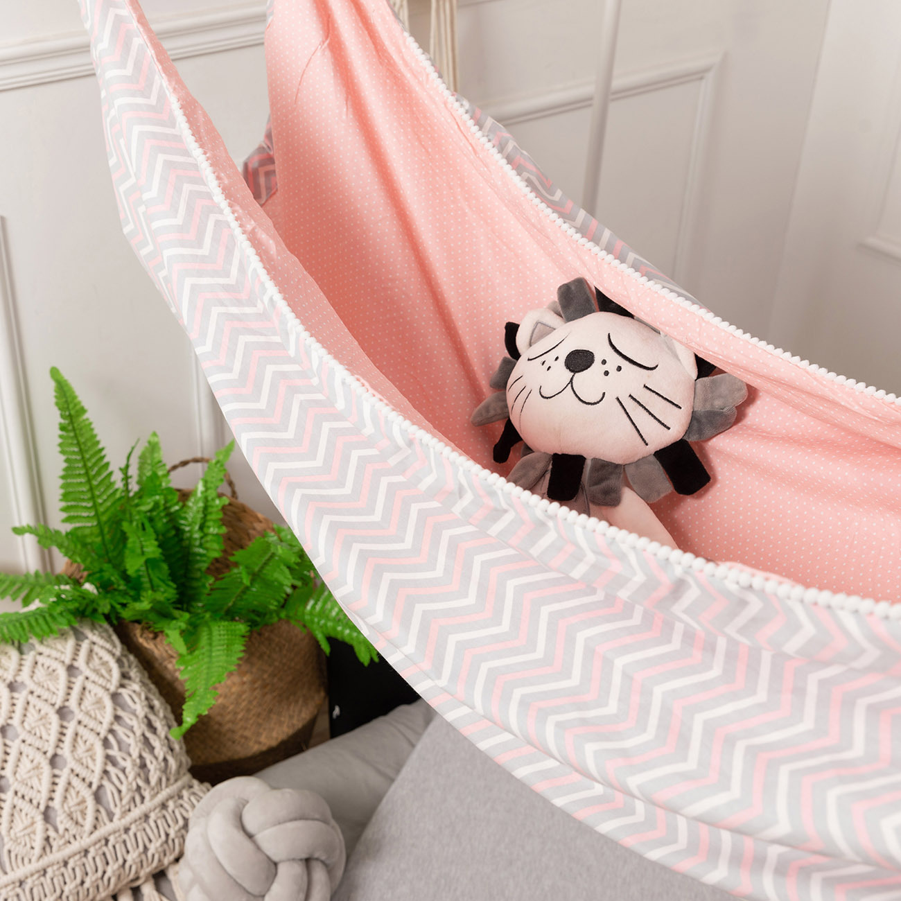Children's Swing Indoor Outdoor Hanging Basket Cartoon Hammock — foto 5