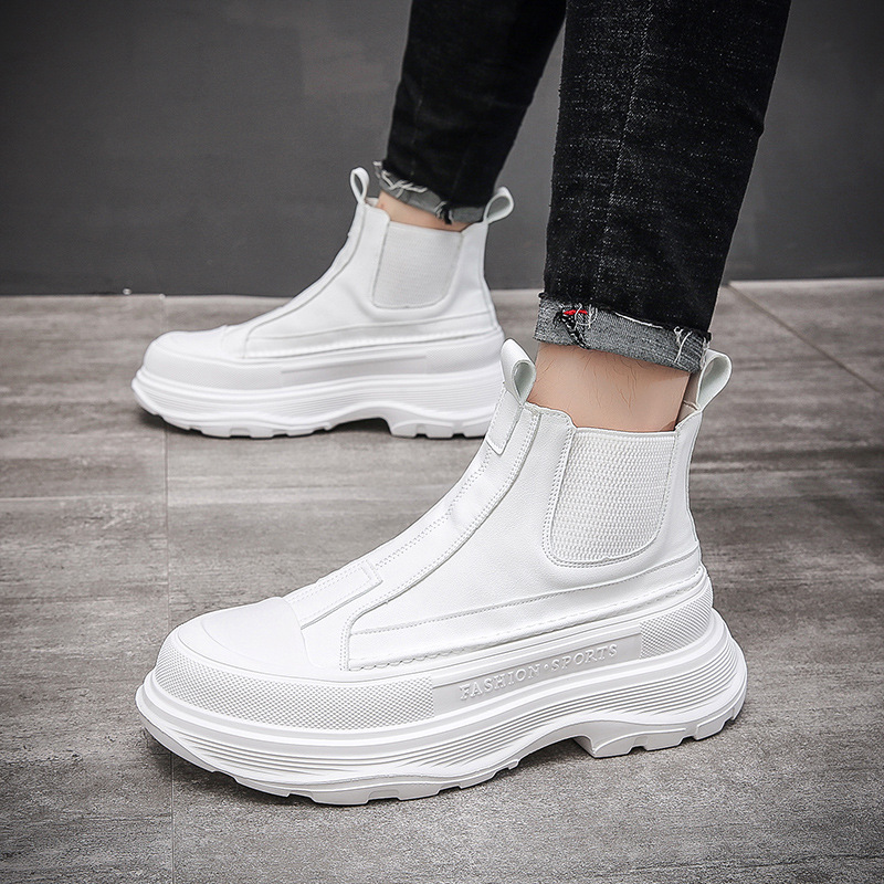 Thick-soled High-top Casual Set Of  Boots