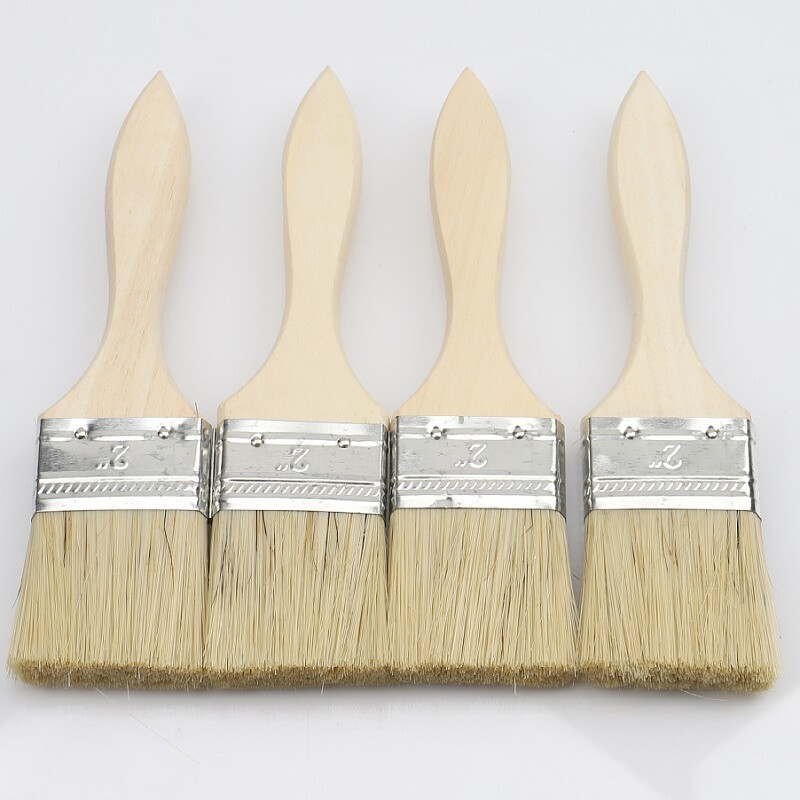 50x Economy Paint Brushes Disposable Decorating Fence Artist Paint Brushes