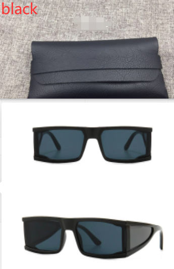 Black With glasses bag