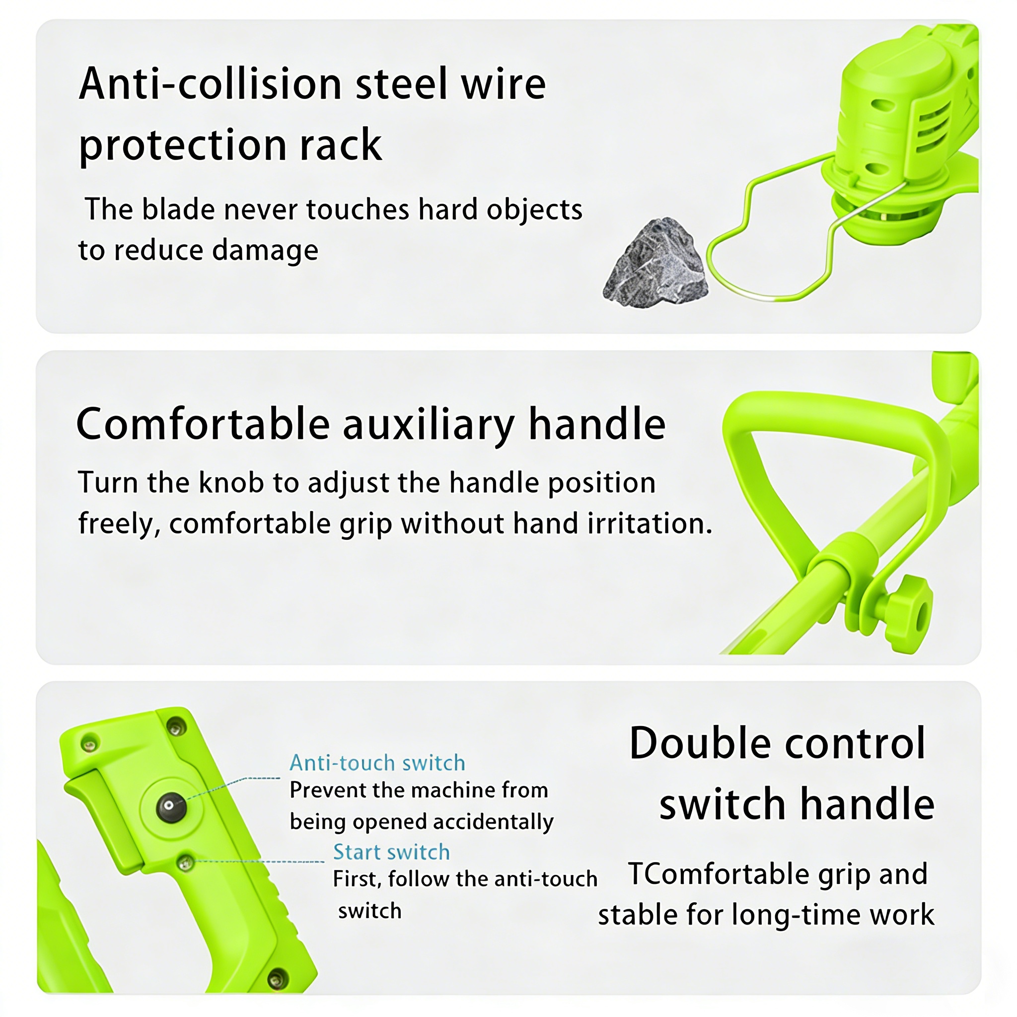 Portable Garden Mower Home Weeder Small Weed Whacker Lithium Battery Rechargeable Weed Whacker Multifunction Hoeing Mower