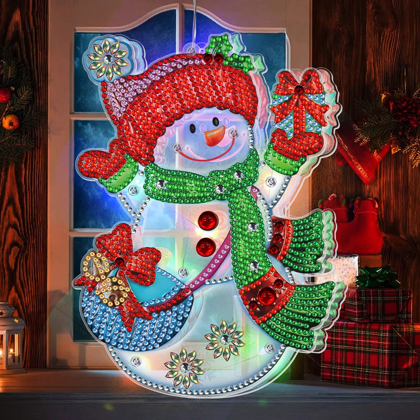 LED Showcase Glass Window Party Decoration Lights