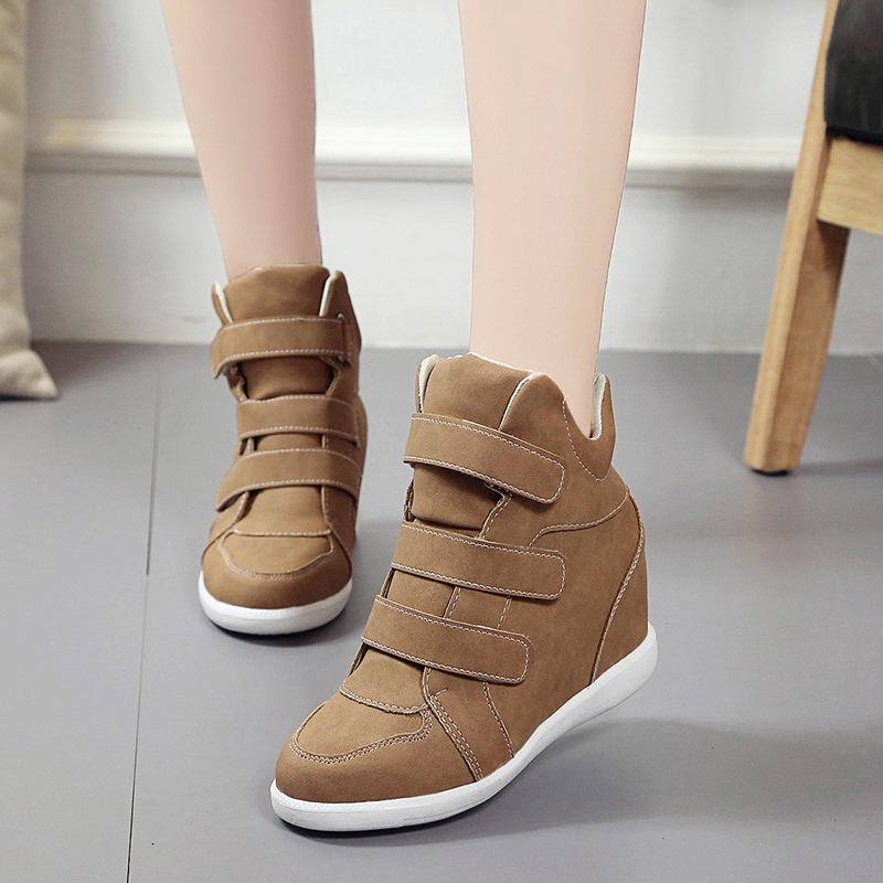 Women Slimming High Top Shoes With Velcro