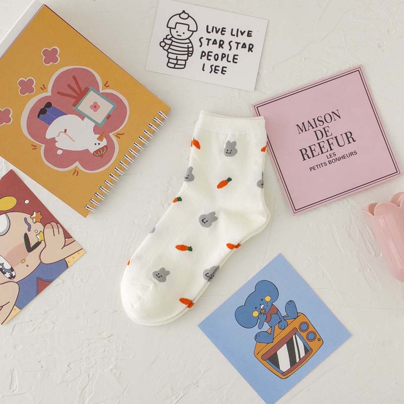 INS Spring And Summer Style Women Cotton Socks