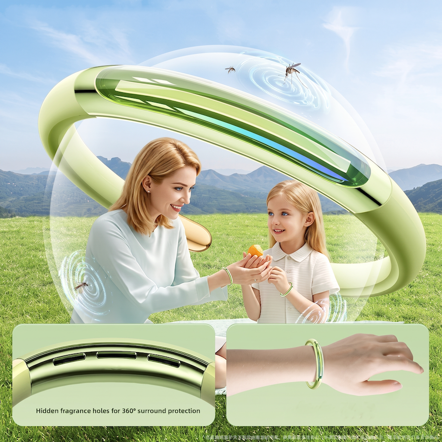 Portable Mosquito Repellent Bracelet, Anti-Mosquito Essential For Adults, Portable Mosquito Killer Device For Outdoor Use, Mosquito Repellent Wristbands Suitable For Kids product image