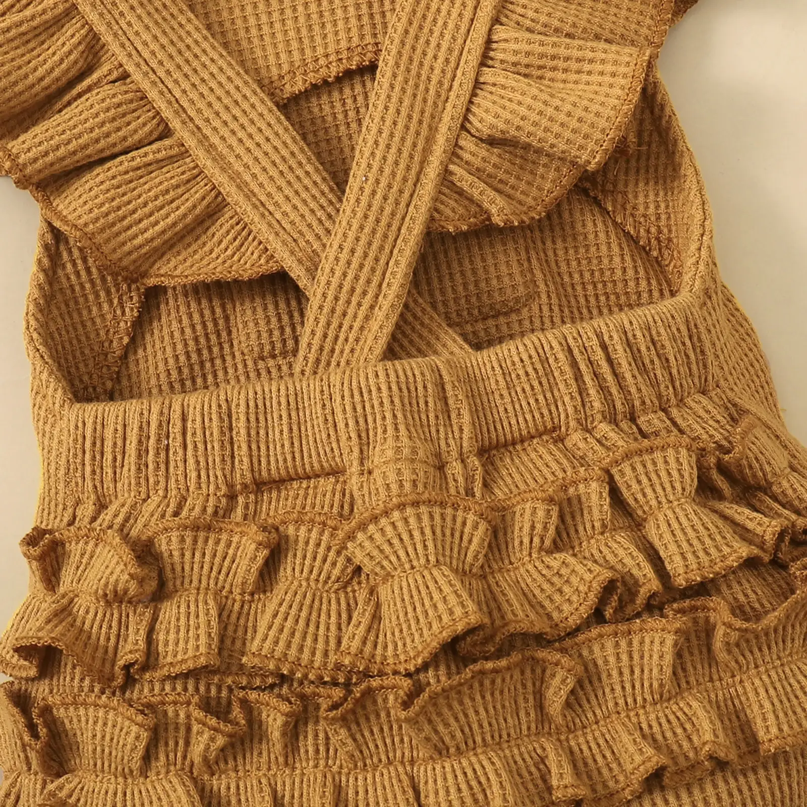 Ins Popular European And American Solid Color Rib Fabric Advanced Embroidery Rompers Jumpsuit