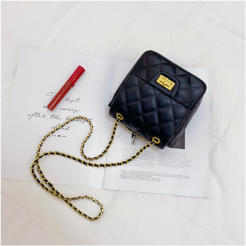Popular Texture Mobile Phone Bag Female New Black - Shop at LoveMi